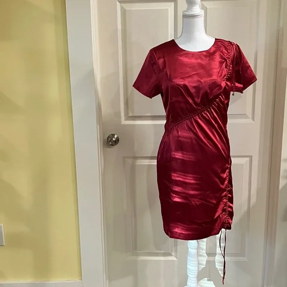 Newport News Red Christmas Dress - Picture 1 of 8